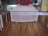 centro de mesa com bordado (pingentes)